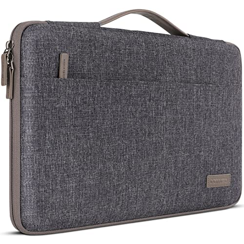 DOMISO Tasche Hülle für 10.1 Zoll Notebook iPad, Wasserdicht Laptophülle Laptop Sleeve Case Schutzhülle für 10.5" 11" iPad Pro Air 2018-2021/10.2" iPad/Surface Go 2/Galaxy Tab S6 Lite, Dunkelgrau von DOMISO