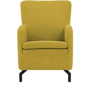 DOMO Collection Sessel Dallas gelb schwarz Stoff von DOMO Collection