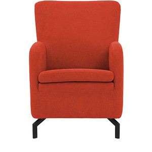 DOMO Collection Sessel Dallas orange schwarz Stoff von DOMO Collection