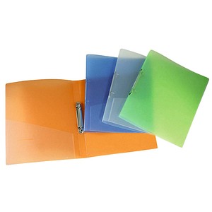 12 DONAU Ringbücher 2-Ringe weiß, blau, grün, orange 3,4 cm DIN A4 von DONAU