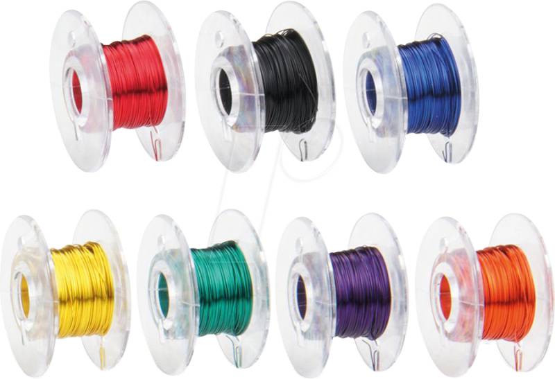 DON LD10-MIX - Cu Lackdraht Set, Ø 0,10mm, 7x10m von DONAU