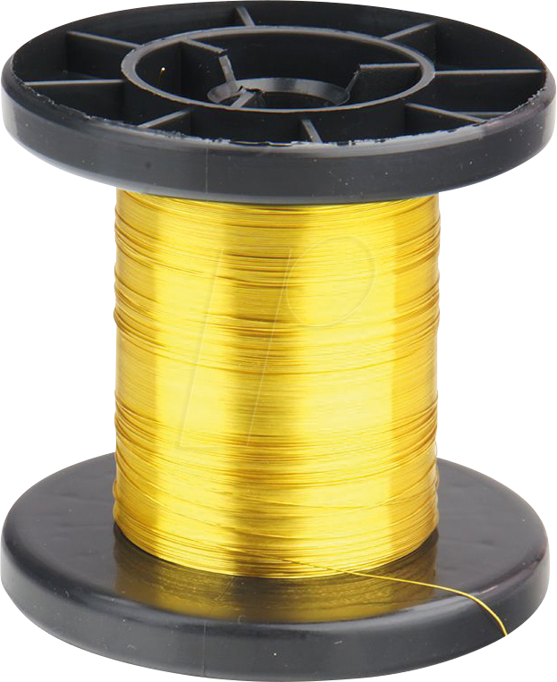 DON LD15-3 - Cu Lackdraht, Ø 0,15mm, 100m, gelb von DONAU