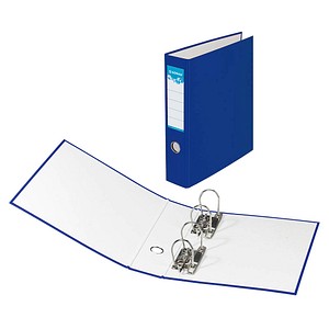DONAU Doppelordner blau Karton 7,5 cm von DONAU