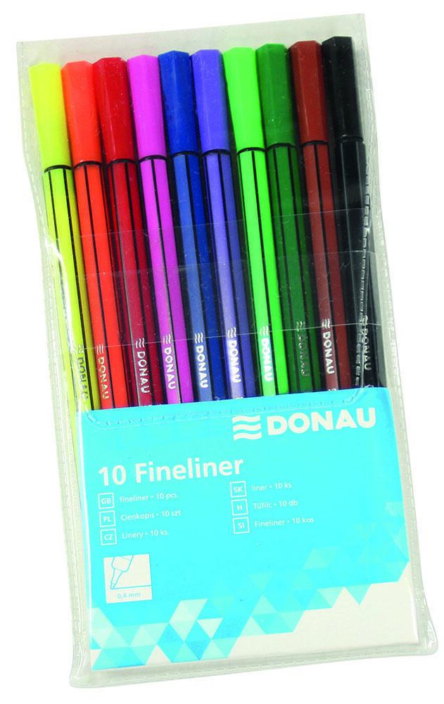 DONAU Fineliner 0.4 mm Mehrfarbig von DONAU