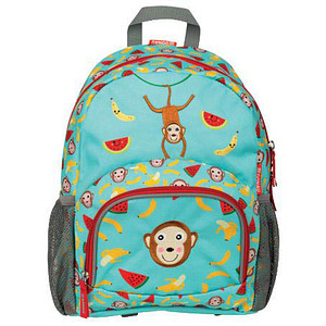 DONAU Kindergartenrucksack Affe Kunstfaser hellblau DONAU Kindergartenrucksack Affe Kunstfaser hellblau von DONAU