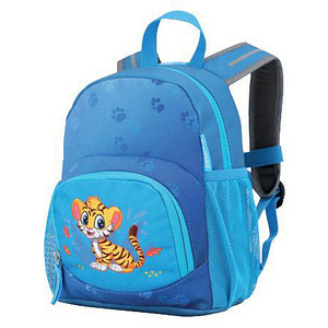 DONAU Kindergartenrucksack Mini Tiger Kunstfaser blau von DONAU
