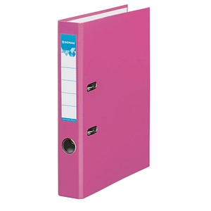 DONAU Klassik Ordner pink Karton 5,0 cm DIN A4 von DONAU