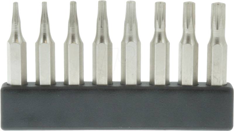 DONAU MBS68 - Bit-Satz, 8-teilig TORX (TX) mit Loch von DONAU