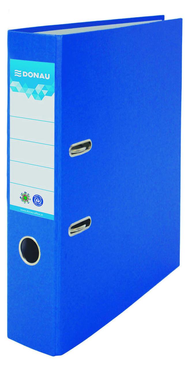 DONAU Ordner Rückenbreite 7.5 cm DIN A4 Karton blau von DONAU