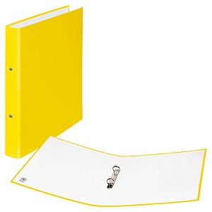 DONAU Ringbuch 2-Ringe gelb 3,5 cm DIN A4 von DONAU