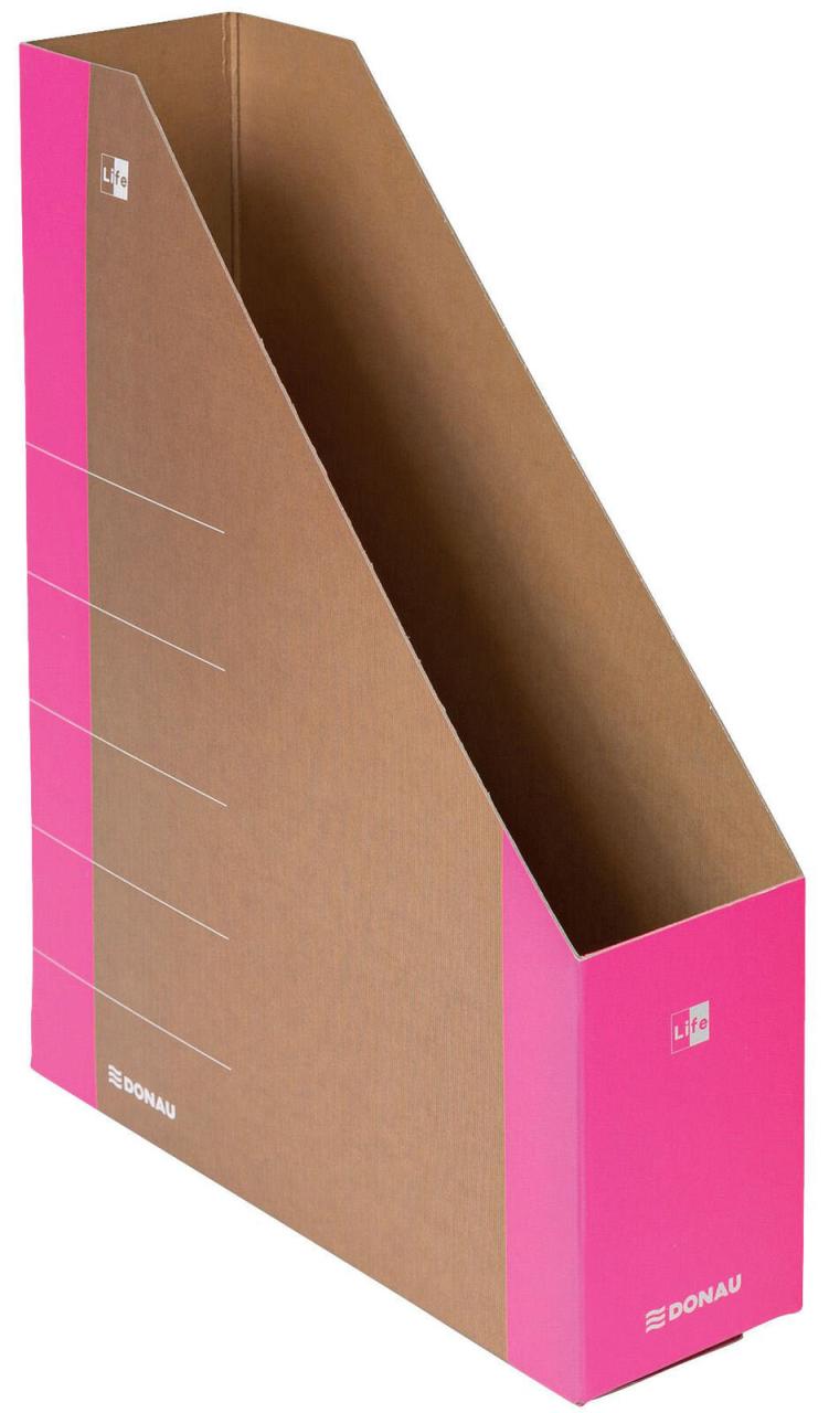 DONAU Stehsammler Karton pink von DONAU