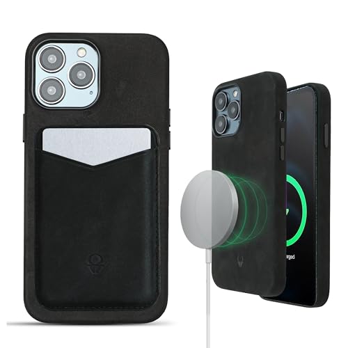 DONBOLSO Lederhülle kompatibel mit iPhone 13 Pro Max mit Brieftaschenbündel - Handyhülle - Schutzhülle - Klassisches Leder mit Kratzfestem Mikrofaserfutter von DONBOLSO