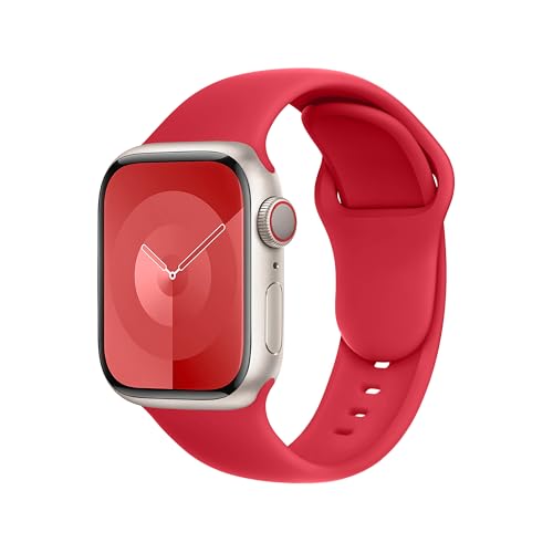 DONEGANI C1 für Apple Watch Armband Ultra 2 Se 40mm 44mm 46mm 42mm 45mm 41mm 38mm 49mm Series 10 9 8 7 6 5 4 3 Original Damen Herren Sport Silikon Rot Weihnachten DONEGANI C1 für Apple Watch Armband Ultra 2 Se 40mm 44mm 46mm 42mm 45mm 41mm 38mm 49mm Series 10 9 8 7 6 5 4 3 Original Damen Herren Sport Silikon Rot Weihnachten von DONEGANI