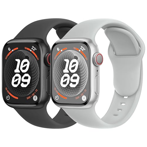 DONEGANI SBC2 Armband für Apple Watch Band Ultra 2 49mm, Series 10 46mm, 9 8 7 45mm 41mm, SE 6 5 4 44mm 40mm, 3 2 1 42mm 38mm Damen Herren Sport Silikon Strap DONEGANI SBC2 Armband für Apple Watch Band Ultra 2 49mm, Series 10 46mm, 9 8 7 45mm 41mm, SE 6 5 4 44mm 40mm, 3 2 1 42mm 38mm Damen Herren Sport Silikon Strap von DONEGANI