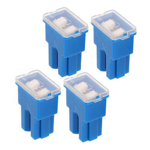 DONFAMDS 4Er-Packung Auto-Sicherungskasten Sicherungsblock Zubehör LKW Sicherungshalter Sicherungstafel für Boote auto sicherung Kfz-Ersatz-Sicherungskästen Plastik Blue von DONFAMDS
