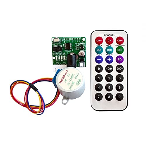28BYJ-48 Stepper Motor Drive Controller, DC 5V Infrarot Fernbedienungs ULN2003 Schrittmotor Antriebplatine mit Fernbedienung für Arduino Motor 28BYJ-48 Stepper Motor Drive Controller, DC 5V Infrarot Fernbedienungs ULN2003 Schrittmotor Antriebplatine mit Fernbedienung für Arduino Motor von DONGKER