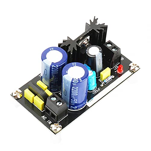 AC-DC Buck Boost Converter, LM317 Einstellbarer Spannungsregler Netzteilplatine, AC5-20 V bis DC1,25-30 V Stromversorgungsplatine Linearregler von DONGKER