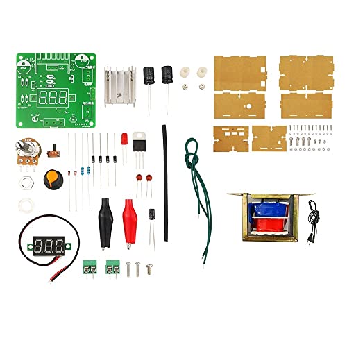 DC Buck Spannungsregler Kit, TJ-56-458 LM317 Adjustable Voltage Regulator Step Down Power Supply Module DIY Elektronischer Kit mit LED-Zählerplatine für die Schulungsteile Schweißmontage DC Buck Spannungsregler Kit, TJ-56-458 LM317 Adjustable Voltage Regulator Step Down Power Supply Module DIY Elektronischer Kit mit LED-Zählerplatine für die Schulungsteile Schweißmontage von DONGKER