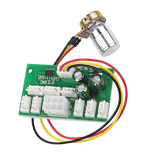 PC-Lüftergeschwindigkeitsregler, DC 12 V 4-Pin Lüfter Drehzahlregler, 0–100% Einstellbar, PC Fan Speed Controller PWM Governor für 8 Lüfter von DONGKER