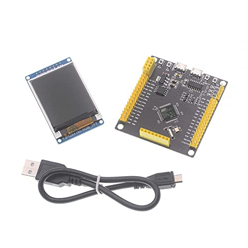 STM32F103RCT6 Development Board mit 1,8-Zoll TFT Bildschirm, STM32 Core Board Eingebettetes Lernminimum Systemplatine Entwicklungsboard mit USB Kable von DONGKER