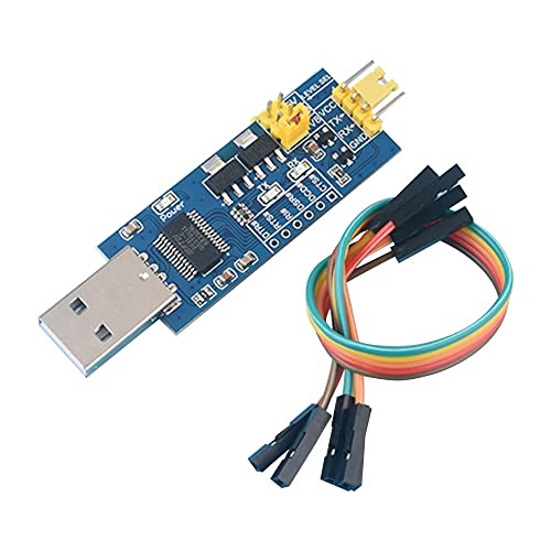 USB zu TTL Seriell Adapter Konverter,5/3,3/1,8 V FT232RL Konvertermodul, FT232RL-Code-Programmierer-Downloader mit Kabel für Arduino von DONGKER