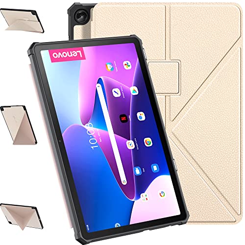 DONGZHU Hülle Kompatibel mit Lenovo Tab M10 HD 3nd Gen 10.1 Zoll TB328 2022 Ultra Dünn Case mit Standfunktion Auto Sleep Wake Up Funktion Slim Schutzhülle, Roségold von DONGZHU