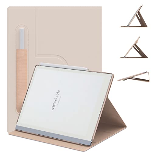 DONGZHU Hülle für Remarkable 2 Paper Tablet 10.3 Zoll (2020 Veröffentlicht), Touch Feeling Dünne, Leichte und Intelligente Folio Hülle für Remarkable 2 Paper Tablet (Rosegold) von DONGZHU