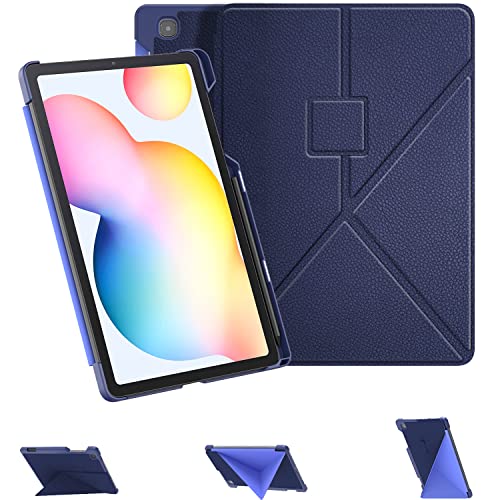 DONGZHU Hülle für Samsung Galaxy Tab S6 Lite 2024/2022/ 2020 10.4 Zoll,Kompatibel mit SM-P620/P625/P613/P619/P610/P615/P617, Ultradünn mit Stiftschlitz, Auto Schlafen/Wachen(Dunkelblau) von DONGZHU