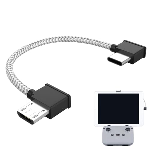 USB C Kabel für DJI Comando und Drohne - Kompatibel mit iPhone, Mini, Mavic Air/Spark/2/Platinum - Type-C auf Micro USB für Controller von DONOONIS