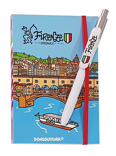 FLORENZ NOTIZBUCH MIT KUGELSCHREIBER. FIRENZE SOUVENIR. FLORENZ ITALIEN FLORENZ NOTIZBUCH MIT KUGELSCHREIBER. FIRENZE SOUVENIR. FLORENZ ITALIEN von DONSOUVENIR