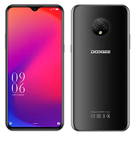 4G Smartphone ohne Vertrag Günstig Android 10 (2020), DOOGEE X95 Dual SIM Handy, 6,52-Zoll-Wassertropfen Vollbild, 4350mAh-Akku, 2GB+16GB, 13MP+2MP+2MP+5MP, GPS-WiFi, Gesichtserkennung Grün von DOOGEE