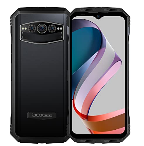 DOOGEE 5G Outdoor Smartphone ohne Vertrag V30T, Dimensity 1080 Octa Core 12GB+256GB, 6.58'' 120Hz FHD+, 108MP Triple AI Kamera(20MP Nachtsicht), 10800mAh Akku, Android 12 IP68 Handy, NFC Grau von DOOGEE