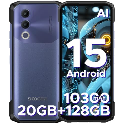 DOOGEE Blade 20 Android 15 Outdoor Handy Ohne Vertrag 10300mAh, 20GB+128GB/2TB Outdoor Smartphone Ultradünn 15,8mm, 6.6" HD+ IPS Punch Display, 16MP Kamera, DREI Kartenfächer/ IP68/ NFC/GPS/Face ID DOOGEE Blade 20 Android 15 Outdoor Handy Ohne Vertrag 10300mAh, 20GB+128GB/2TB Outdoor Smartphone Ultradünn 15,8mm, 6.6" HD+ IPS Punch Display, 16MP Kamera, DREI Kartenfächer/ IP68/ NFC/GPS/Face ID von DOOGEE