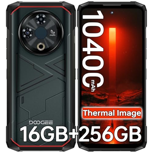 DOOGEE Fire 6 Outdoor Smartphone Wärmebildkamera, 16GB+256GB/2TB Outdoor Handy Ohne Vertrag Android 14, 10400mAh, 6,56" Display Split-Screen Modus, 50MP+8MP, 4G Triple Card Slot, IP68/ NFC/Face Unlock DOOGEE Fire 6 Outdoor Smartphone Wärmebildkamera, 16GB+256GB/2TB Outdoor Handy Ohne Vertrag Android 14, 10400mAh, 6,56" Display Split-Screen Modus, 50MP+8MP, 4G Triple Card Slot, IP68/ NFC/Face Unlock von DOOGEE