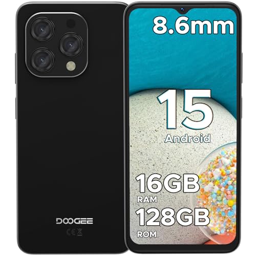 DOOGEE N55 Android 15 Smartphone Ohne Vertrag 128GB ROM +16GB RAM(2TB TF) Handy Ohne Vertrag, Octa Core 90Hz 6.56" HD+ Smartphone Günstig 5150mAh 13MP+8MP, Dual 4G Simlockfreie Handys, Face ID/GPS/OTG DOOGEE N55 Android 15 Smartphone Ohne Vertrag 128GB ROM +16GB RAM(2TB TF) Handy Ohne Vertrag, Octa Core 90Hz 6.56" HD+ Smartphone Günstig 5150mAh 13MP+8MP, Dual 4G Simlockfreie Handys, Face ID/GPS/OTG von DOOGEE