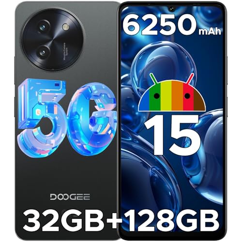 DOOGEE Note 59 5G Smartphone Ohne Vertrag Android 15, 32GB+128GB/2TB TF, 6250mAh, 6.75" HD+ 120Hz, T8200 Octa Core Handy Günstig, 16MP+8MP, Dual SIM Simlockfreie Handys, OTG/Face ID/NFC/Widevine L1 DOOGEE Note 59 5G Smartphone Ohne Vertrag Android 15, 32GB+128GB/2TB TF, 6250mAh, 6.75" HD+ 120Hz, T8200 Octa Core Handy Günstig, 16MP+8MP, Dual SIM Simlockfreie Handys, OTG/Face ID/NFC/Widevine L1 von DOOGEE