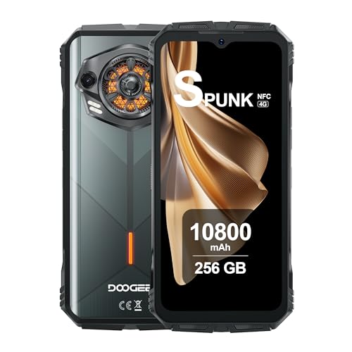 DOOGEE S Punk (2024) 4G Outdoor Smartphone Ohne Vertrag, 16GB+256GB, 6.58’’ FHD+ Display, Android 14 Handy, 50MP+16MP Kamera, 10800mAh Akku, IP68 Wasserdichtes, Simlockfreie, OTG/NFC/GPS Grün DOOGEE S Punk (2024) 4G Outdoor Smartphone Ohne Vertrag, 16GB+256GB, 6.58’’ FHD+ Display, Android 14 Handy, 50MP+16MP Kamera, 10800mAh Akku, IP68 Wasserdichtes, Simlockfreie, OTG/NFC/GPS Grün von DOOGEE