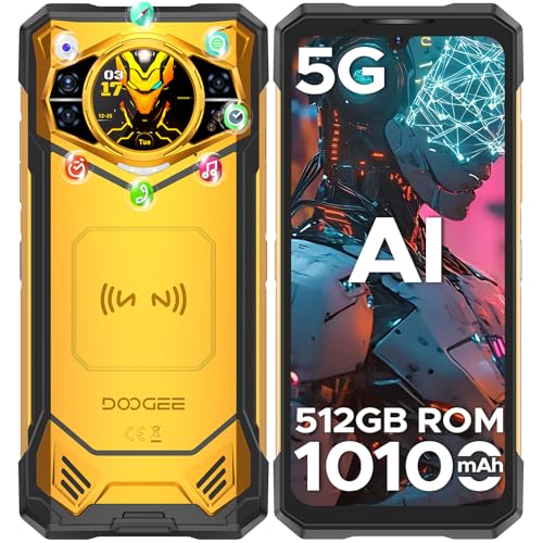 DOOGEE S200 X 5G Outdoor Handy Ohne Vertrag Android 14, 32GB + 512GB DDR5 Outdoor Smartphone, 10100mAh, 6.72 Zoll FHD+ 120Hz, 100MP + 1.32” AMOLED Rückseitiger Bildschirm, IP68/69K/NFC/WiFi 6/Face ID DOOGEE S200 X 5G Outdoor Handy Ohne Vertrag Android 14, 32GB + 512GB DDR5 Outdoor Smartphone, 10100mAh, 6.72 Zoll FHD+ 120Hz, 100MP + 1.32” AMOLED Rückseitiger Bildschirm, IP68/69K/NFC/WiFi 6/Face ID von DOOGEE