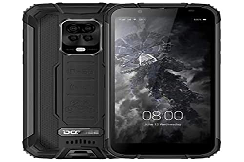 DOOGEE S59 PRO【2021】 Outdoor Handy ohne Vertrag, 10000mAh Akku, Octa Core 4GB+128GB(256GB Externe SD), IP68 Stoßfest Robustes Smartphone, 2W Lautsprecher, 16MP AI Quad-Kamera, DUAL SIM NFC Schwarz von DOOGEE