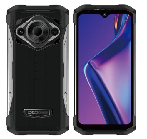 DOOGEE S98 PRO Wärmebildkamera Outdoor Smartphone ohne Vertrag, 8GB+256GB, 48MP Dreifach-Rückfahrkamera (20MP IR Nachtsicht), IP68 Wasserdichtes Android 12 Handy, 6,3" FHD+, Kabelloses Laden NFC GPS von DOOGEE