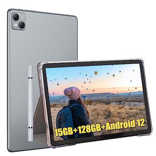 DOOGEE T10 Tablet, 15GB RAM + 128GB ROM (TF 1TB) Octa-Core, Akku 8300mAh, 10.1 Pollici, Dual 4G LTE/SIM, Kamera 13MP+8MP, Android 12, GPS Gesichts-ID OTG Schwarz von DOOGEE