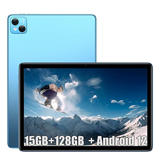 DOOGEE T10 Tablet (2023), 15GB RAM + 128GB ROM (TF 1TB) Octa-Core, Akku 8300mAh, 10.1 Pollici, Dual 4G LTE/SIM, Kamera 13MP + 8MP, Android 12, GPS Gesichts-ID OTG Blue von DOOGEE
