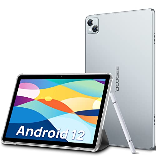 DOOGEE T10 Tablet 10 Zoll Android 12, 15 GB RAM+128GB ROM 8300mAh Akku Octa-Core Tablet Pc mit 13MP Kamera 1920 * 1200 FHD+ Bildschirm, 4G LTE & 5G WiFi, Widevine L1-Unterstützung(Silber) von DOOGEE