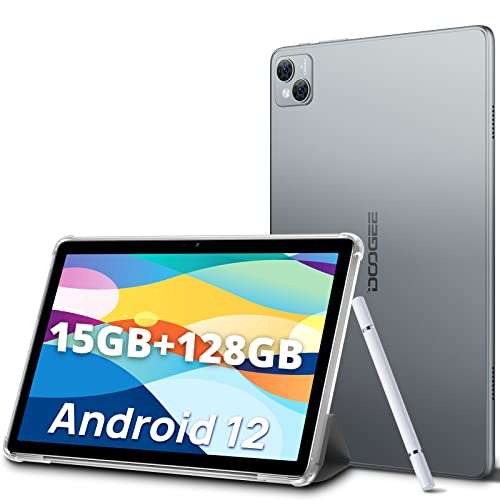 DOOGEE T10 Android Tablet 10 Zoll,15 GB RAM+128GB ROM 8300mAh Akku Octa-Core Tablet Pc mit 13MP Kamera 1920 * 1200 FHD+ Bildschirm, 4G LTE & 5G WiFi,Widevine L1-Unterstützung von DOOGEE