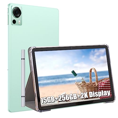 DOOGEE T20 Tablet, 15GB RAM + 256GB ROM (TF 1TB) Octa-Core, Akku 8300mAh, 10.4 2K Vollbildanzeige Pollici, Dual 4G LTE/SIM, Kamera 16MP+8MP, Android 12, GPS Gesichts-ID OTG Grün von DOOGEE