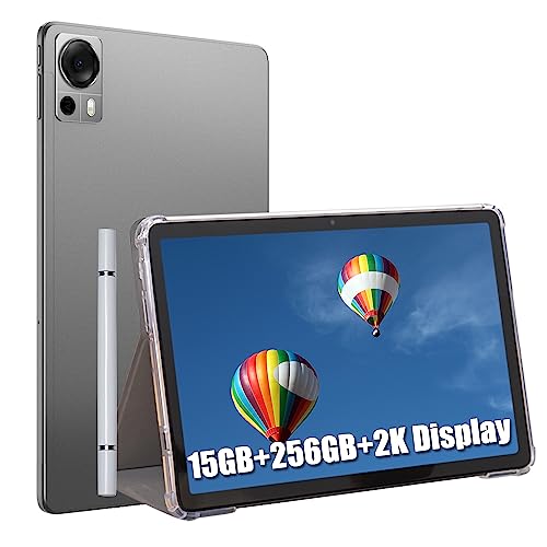 DOOGEE T20 Tablet, 15GB RAM + 256GB ROM (TF 1TB) Octa-Core, Akku 8300mAh, 10.4 2K Vollbildanzeige Pollici, Dual 4G LTE/SIM, Kamera 16MP+8MP, Android 12, GPS Gesichts-ID OTG Schwarz von DOOGEE