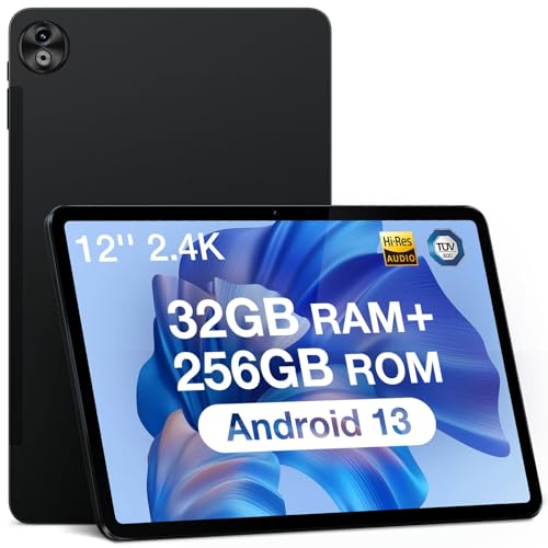 DOOGEE T20 Ultra Tablet Android 13, 12 Zoll, 32 GB + 256 GB (TF 2TB) Helio G99 Octa-Core Tablet, Touchscreen, 10800 mAh, 2,4 K Display, 16 MP + 8 MP, 4G LTE /5G WiFi Tablet Gaming, GMS/GPS/Widevine L1 von DOOGEE