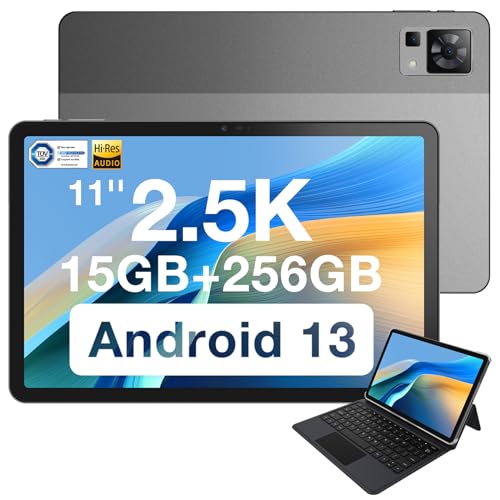 DOOGEE T30 Pro Android 13 Gaming Tablet, 11 Zoll 2,5K Tablet PC /15 GB+256GB(2TB TF),Helio G99/Cota-Core 2.0 GHz/8580mAh(33W)/20MP/Dual SIM 4G LTE +5G WiFi/Widevine L1 von DOOGEE