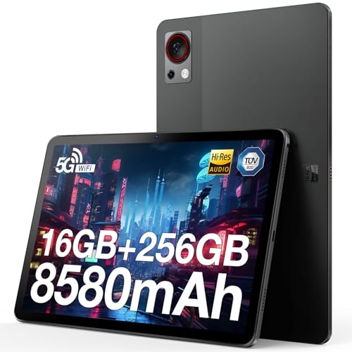 DOOGEE T30S Tablet Android 13, 16 GB RAM + 256 GB ROM (TF 1 TB), 11 Zoll 2,4K FHD 1920 x 1200 IPS, TÜV, Widevine L1, 8580 mAh, 13 MP + 8 MP, 2,4 G/5 G WiFi Tablet von DOOGEE