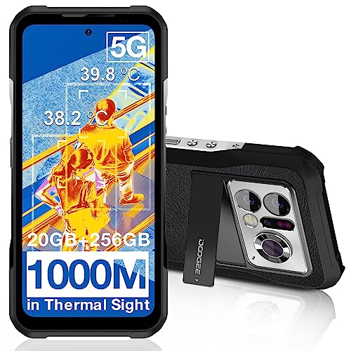 DOOGEE V20 Pro Outdoor Handy Ohne Vertrag 5G, 20GB RAM + 256GB ROM/2TB, Wärmebildkamera, 64MP+24MP Nachtsicht, 6,43" AMOLED FHD+ Dual SIM 5G Outdoor Smartphone Ohne Vertrag 6000mAh/33W IP68/OTG/NFC DOOGEE V20 Pro Outdoor Handy Ohne Vertrag 5G, 20GB RAM + 256GB ROM/2TB, Wärmebildkamera, 64MP+24MP Nachtsicht, 6,43" AMOLED FHD+ Dual SIM 5G Outdoor Smartphone Ohne Vertrag 6000mAh/33W IP68/OTG/NFC von DOOGEE
